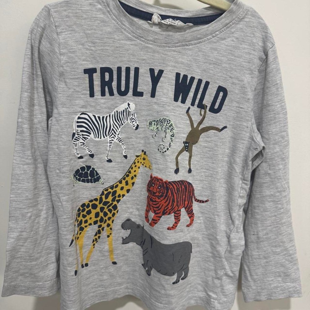H&M Truly Wild Tee Size 4Y
